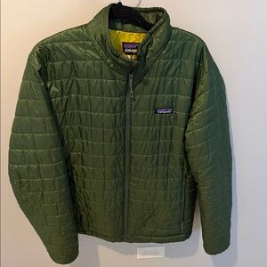 Patagonia Green Quilted Insulated Jacket
